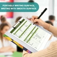 thumbnail image 5 of FORMRS 3 Ring Binder 1.5 inch with Pockets Clip Board 200 Sheets Capacity, Green Wavy Plaid, 5 of 8
