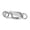 Silver, variant on Double Lobster Clasp Extender,Gold Plated 925 Silver Claw Connector Bracelet Extension Clasp Small Bracelet Extender Necklace Shortener Clasp for DIY Jewelry Making