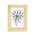 thumbnail image 1 of Silueta plantas flores de diente de León Escritorio de madera Arte Pintura 5x7 pulgadas marco de foto foto, 1 of 4