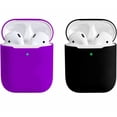 thumbnail image 1 of 2 Pack Compatible Case Ultra Thin Soft Cover Silicone Protective Skin for Apple Airpod 1 2 Case, 1 of 7