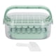 thumbnail image 1 of 2 Bandejas Bandejas Cuadradas Redondas para Cubitos de Hielo con Tapa y Recipiente para Congelador Moldes para Cubitos de Hielo con Pala para Hacer 54 Cubitos de Hielo Base Blanda Juego de, 1 of 10
