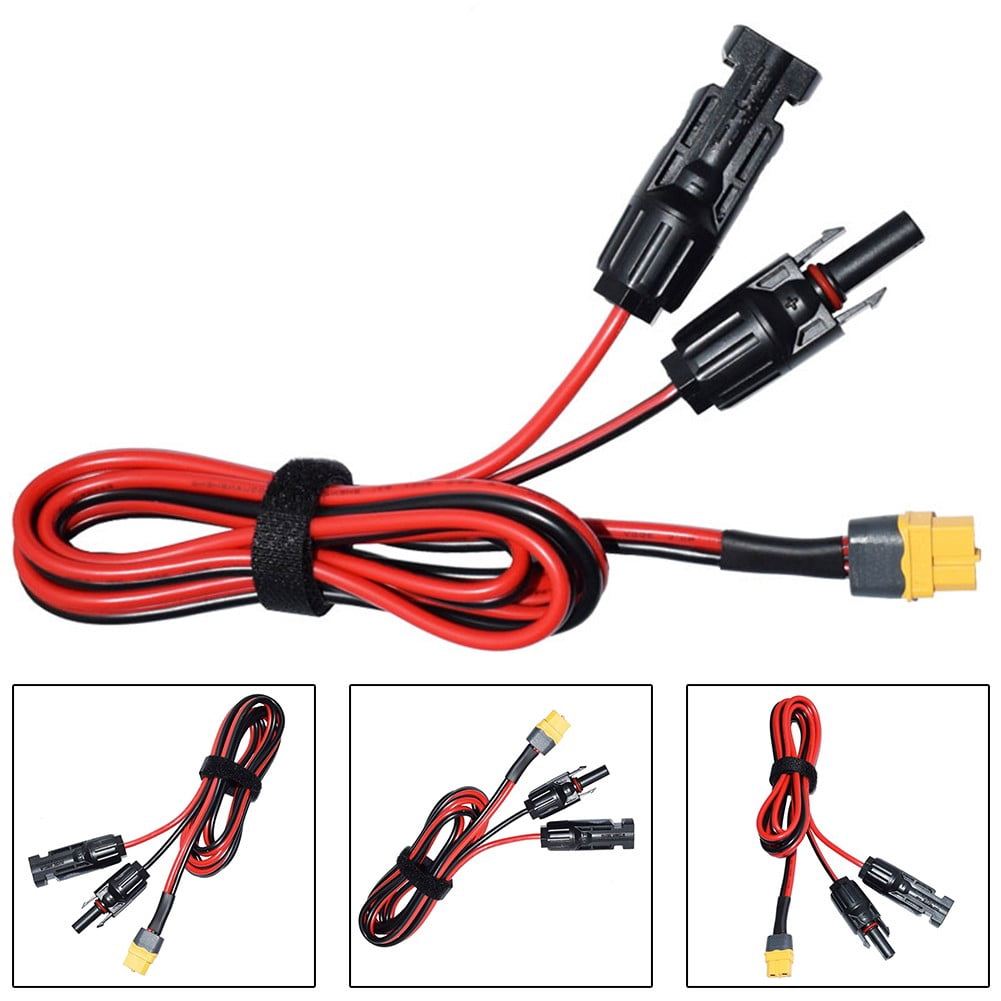 Solar Panels Cable to XT60 Extension Cable for Portable Power Station