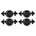 thumbnail image 3 of MLINS  4 Pcs Zinc Alloy Handle Vintage Bronze Knobs Handles Cabinet Kitchen Black, 3 of 8