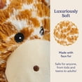 thumbnail image 3 of warmies Heating Pad Wrap, Microwavable Neck and Shoulder Weighted Plush Heat Pad, Giraffe, 3 of 6