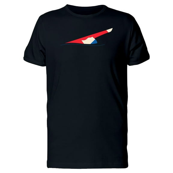 Man Swimming Silhouette T-Shirt Men -Image by Shutterstock, Male 4X-Large