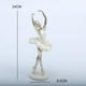 thumbnail image 3 of Figura decorativa de escritorio: Estatua de bailarina, esfera, adorno de resina y vidrio, escultura de arte moderno, ideal para regalar o decorar la o, 3 of 8