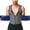 Gray, variant on LALAMELON Sauna Vest for Men Waist Trainer Vest with Zipper Workout Sauna Suit with Adjustable Waist Trimmer Belt