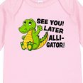 thumbnail image 4 of Inktastic See You Later Alligator Boys or Girls Long Sleeve Baby Bodysuit, 4 of 5