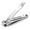 Silver, variant on Nail Clippers Stainless Steel Toenail Clippers With Builtin Nail File Ergonomic Handle And Sharp Blades For Fingernail And Toenail Care Silver