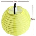 thumbnail image 4 of LINLIN Solar String Lights Lanterns, 19.5fts 30 LED Waterproof Outdoor Solar Lights Fabric Lantern Ball Solar Globle String Lights for Party Garden Yard Home Christmas Decoration, 4 of 9