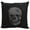 Black, variant on Mina Victory Sofia Rhinestone Skull Black 18" x 18" Area Rug, (18x18)