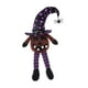 thumbnail image 1 of Adorno de calabaza, muñeco gnomo, muñeca para fiesta en casa, espeluznante, aterrador, iluminado, cara sonriente púrpura, 1 of 9