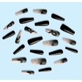 thumbnail image 5 of ER 2 piezas Europa y Estados Unidos araña serpiente negra oscura usan parche para uñas chica fresca sección extra larga uña de ballet pieza de uña falsa personalizada oso de fresa Electrónica, 5 of 5