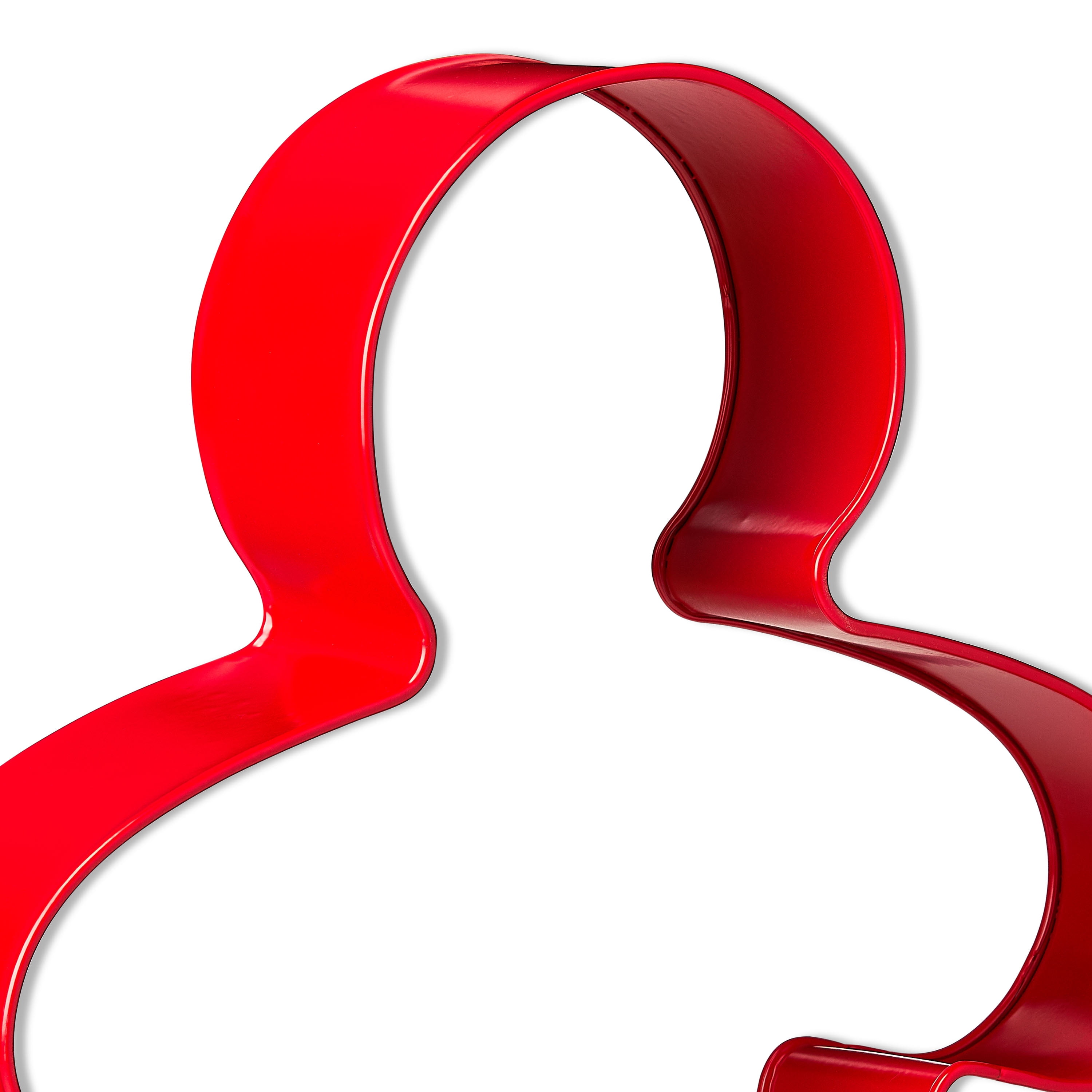 Metal Gingerbread Cookie Cutter Christmas Decoration, Red, 22", by Holiday Time