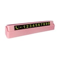 thumbnail image 3 of Placa de número de teléfono del coche Café Tarjeta de números de estacionamiento Tarjeta de números de estacionamiento Rosa, 3 of 9