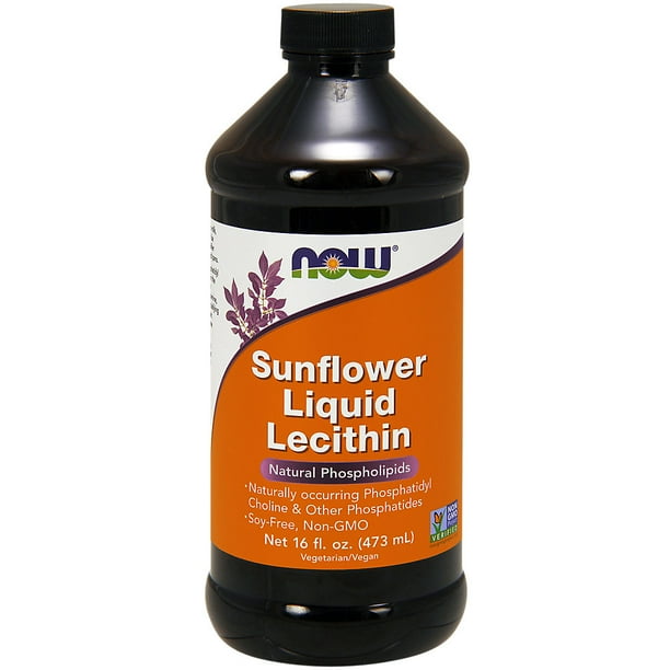 Sunflower Liquid Lecithin Phosphatidyl Choline (16 Fluid Ounces