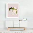 thumbnail image 2 of Tropical Leaf - Illustration Botanical Minimalist Abstract Modern Art Floral Nature White Framed Wall Art Print 8 x 10 inches, 2 of 3