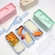 thumbnail image 3 of Moyic Caja Bento de 3 capas, vajilla multicolor, contenedor de alimentos, caja de almacenamiento de mantenimiento fresco, hogar, niños, escuela, Utensilios de cocina Azul Moyic HA065904-01, 3 of 6