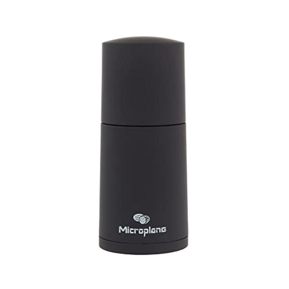 Microplane 48060 Manual Spice Mill - Cinnamon Grinder and Nutmeg Grater - Black