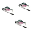 thumbnail image 2 of Bisitoy 3Pcs Paddle Tail Swimbaits Fishing Lures, Pre-Rigged Soft Bait with Spinner Blades & 3D Eyes, Weedless Hidden Hook for Bass Trout, Freshwater Saltwater Gear (b), 2 of 5