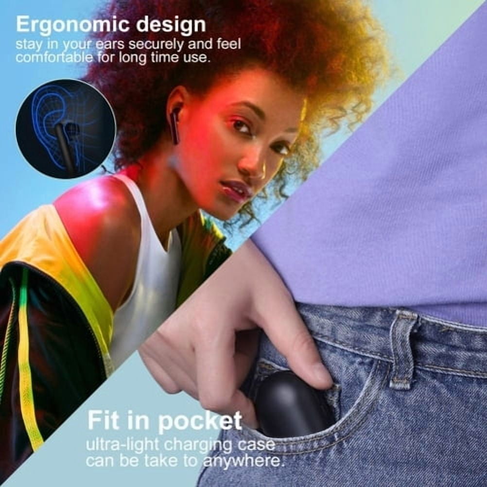 TWS Earphones for Google Pixel Fold - Wireless Earbuds Headphones True Stereo Headset Hands-free Mic for Pixel Fold