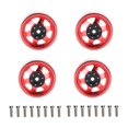 thumbnail image 4 of 4Pcs RC Roue Moyeu Kit, 2,2 Pouces de Diamètre Métal RC Voiture Roue Partie Compatible avec AXIAL SCX10 90046 1/10 RC Voiture, 4 of 7
