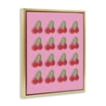 thumbnail image 2 of Stupell Industries Cottage Cherry Candy Pattern Gold Floating Frame Canvas Art, 17 x 21, by LISH Creative, 2 of 8