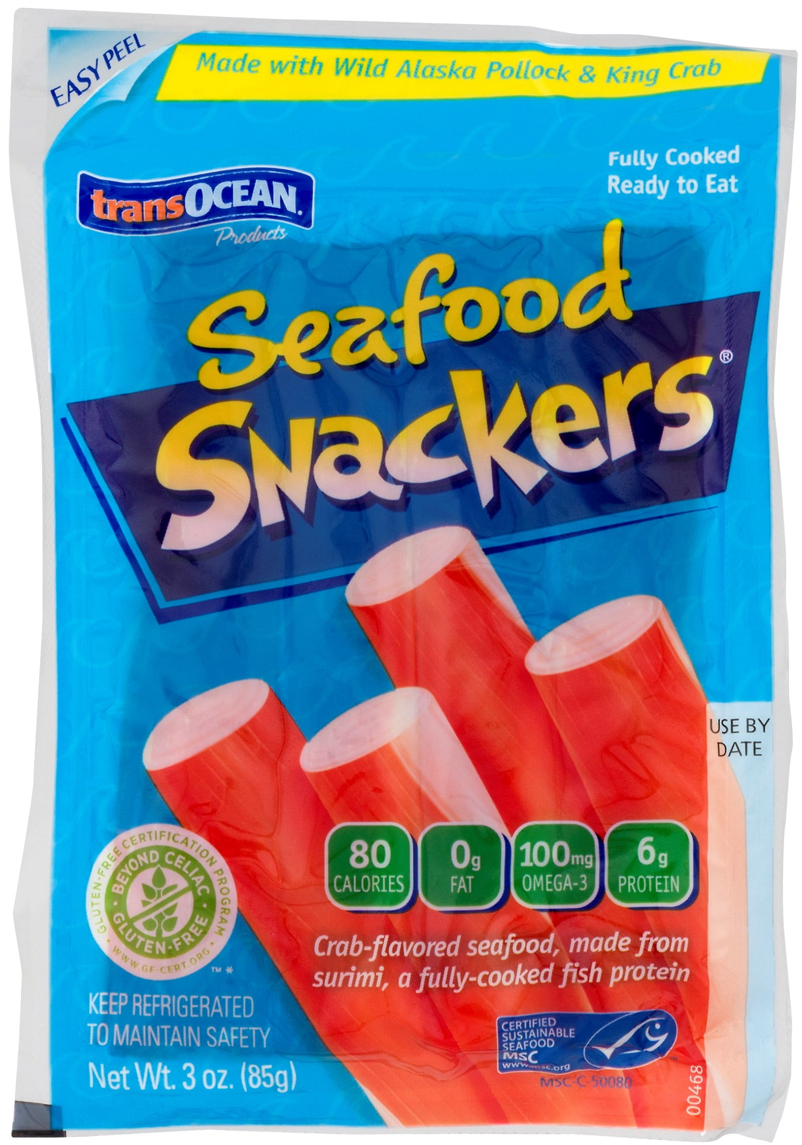 TransOcean Products Seafood Snackers, 3 oz
