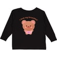 thumbnail image 3 of Inktastic I Love My Grandma Cute Baby Bear Boys or Girls Long Sleeve Toddler T-Shirt, 3 of 5