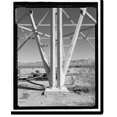 thumbnail image 2 of Historic Framed Print, Naval Ordnance Test Station Inyokern, Randsburg Wash Facility Target Test Towers, Tower Road, China Lake vicinity, Kern County, CA - 6, 17-7/8" x 21-7/8", 2 of 9