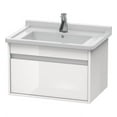 thumbnail image 3 of Duravit Kt6664 Ketho 32" Single Wall Mounted Wood Vanity Cabinet Only - White, 3 of 4