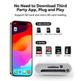 thumbnail image 2 of Lector de tarjetas SD USB C xDgeLoad para iPhone 15/iPad/MacBook/Mac, 2 of 7