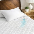 thumbnail image 1 of Bare Home Protège-Matelas Imperméable - Housse Ajustée à Poche Profonde - Double, Blanc, 1 of 6