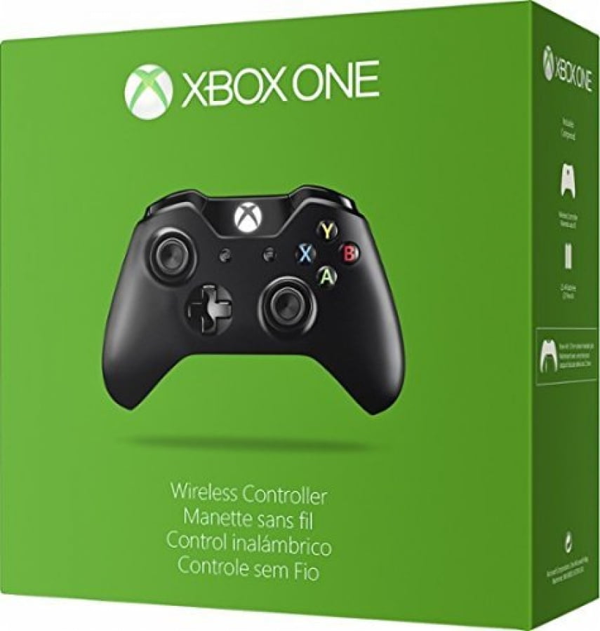OFFICIAL Microsoft Xbox One Wireless Controller Black - Walmart.com
