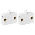thumbnail image 1 of Interruptor de luz de puerta de armario Unique Bargains, interruptor de armario de momento, interruptor de closet normalmente cerrado 110-250V 1A blanco 2 piezas, 1 of 3