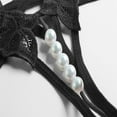 thumbnail image 4 of Fvwitlyh Lingerie Sexy Pendentif Dame Perle String V-String Culottes Taille Basse sous-Vêtements, 4 of 5