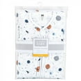 thumbnail image 2 of Hudson Baby Infant Boy Long Sleeve Muslin Sleeping Bag, Wearable Blanket, Sleep Sack, Space, 18-24 Months, 2 of 2