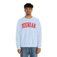thumbnail image 5 of Bosnian Bosnia Sweatshirt Gifts Crew Neck Shirt Long Sleeve Unisex, 5 of 7