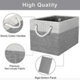 thumbnail image 2 of Storage Bins [3-Pack], Foldable Storage Baskets for Organizing Toys, Books, 2 of 5