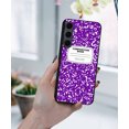 thumbnail image 5 of WIRESTER Shockproof Soft Rubber Cover Case for Samsung Galaxy S24 FE 6.7", Purple Composition Book, 5 of 5