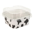 thumbnail image 2 of Cozeii Mini Square Cake Pans with Lids, 3.5 Inch Aluminum Foil Pans Disposable Cake Pans for Party Picnics Muffins Cupcakes (Cow Color）, 2 of 6