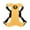 Yellow, variant on Gooby Convertible Z Harness - Yellow, Large - Flexible and Shock Absorbing Convertible Harness with Quick Release Buckle and Fastener Neck Closure