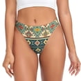 thumbnail image 1 of Fotbe Traditional Tribal Aztec1 Tanga Sin Costuras para Mujer con Estampado – Panties Invisibles, Transpirables y Cómodos para Uso Diario-X-Large, 1 of 6