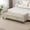 1-Griege, variant on Arouseden 66" Storage Bench for Bedroom End of Bed King Size,Beige Upholstered Bench with Wood Legs,King Size Foot of Bed Bench,Napped Indoor Bench with Storage Living Room and Entryway