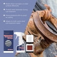 thumbnail image 6 of Gosuguu Metal Rust Remover Cleaner Kit for Auto Parts and Kitchen Utensils with Gloves and Sandpaper, 6 of 9