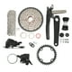 thumbnail image 1 of Kit de Cambio de Bicicleta Nikou con Volante de Inercia 46T Grupo de 8 Velocidades y Cadena, 1 of 15