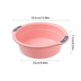 thumbnail image 3 of Gnmfd Plastic Household Wash Basin for Laundry Bath Foot Soaking, Portable Foldable Basin for Bathroom, Kitchen, Outdoor Camping, Travel, Family Use, Multipurpose Washing Container, 3 of 6