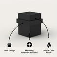 thumbnail image 2 of Mega Handles | Square Door Stopper | 1.5 inches | Matte Black, 2 of 5