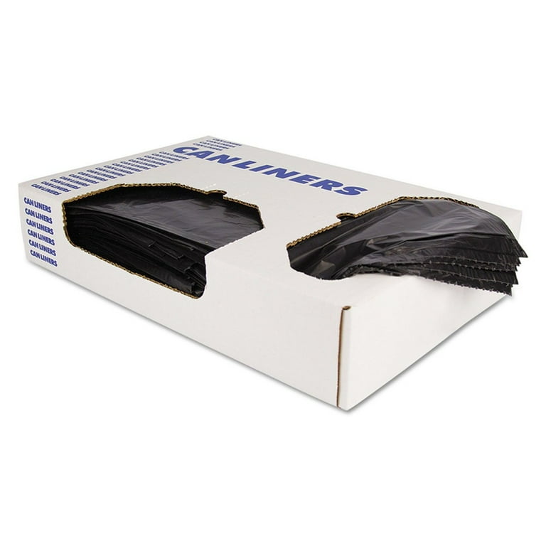 Linear Low-Density Can Liners, 10 gal, 0.9 mil, 24 Linear Low-Density Can Liners, 10 gal, 0.9 mil, 24