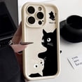 thumbnail image 2 of Soft TPU Phone Case For iPhone 13 Pro Max 11 15 14 12 XR X XS 7 8 Plus SE SE3 14promax 15promax Len Protection Cat Funda Cover, 2 of 4